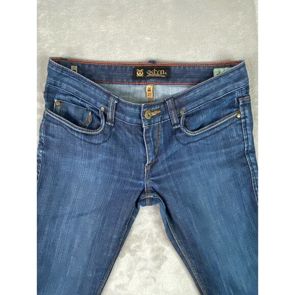 VTG 7 For All Mankind Jeans Wide Leg Flare Denim Inseam 30 Women’s Sz 27 - Picture 5 of 12